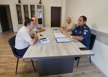 Աշխատանքային հանդիպում Սյունիքի մարզպետի աշխատակազմում Աշխատանքային հանդիպում Սյունիքի մարզպետի աշխատակազմում